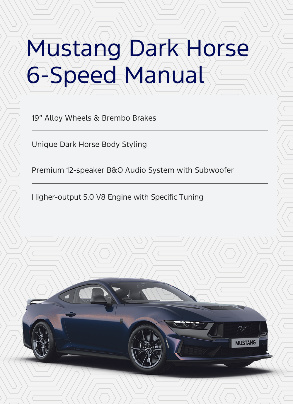 Ford Mustang Dark Horse